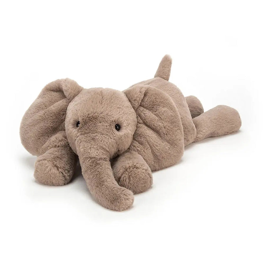 Lying Plush Elephant – Soft Stuffed Animal Toy for Babies & Children
