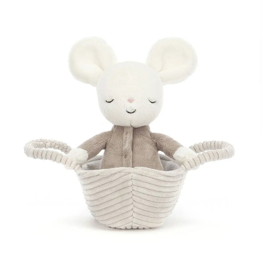with Fabric Basket – Soft Cuddly Toy for Kids & Babies